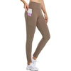image:imagebaleaf Womens Fleece Lined Leggings Thermal WarmBrown