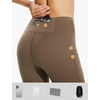 image:imagebaleaf Womens Fleece Lined Leggings Thermal WarmBrown