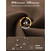 image:imagebaleaf Womens Fleece Lined Leggings Thermal WarmBrown