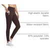 image:imagebaleaf Womens Fleece Lined Leggings Thermal WarmDark Brown