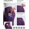 image:imagebaleaf Womens Fleece Lined Leggings Thermal WarmDark Purple