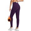 image:imagebaleaf Womens Fleece Lined Leggings Thermal WarmDark Purple