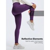 image:imagebaleaf Womens Fleece Lined Leggings Thermal WarmDark Purple