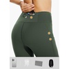 image:imagebaleaf Womens Fleece Lined Leggings Thermal WarmGreen