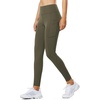 image:imagebaleaf Womens Fleece Lined Leggings Thermal WarmGreen