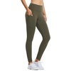 image:imagebaleaf Womens Fleece Lined Leggings Thermal WarmGreen