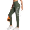 image:imagebaleaf Womens Fleece Lined Leggings Thermal WarmGreen
