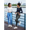 image:imagebaleaf Womens Fleece Lined Leggings Thermal WarmGrey