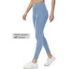 image:imagebaleaf Womens Fleece Lined Leggings Thermal WarmLight Blue