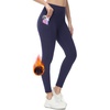 image:imagebaleaf Womens Fleece Lined Leggings Thermal WarmNavy