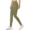 image:imagebaleaf Womens Fleece Lined Leggings Thermal WarmOlive Green