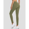 image:imagebaleaf Womens Fleece Lined Leggings Thermal WarmOlive Green