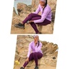 image:imagebaleaf Womens Fleece Lined Leggings Thermal WarmPurple