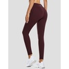 image:imagebaleaf Womens Fleece Lined Leggings Thermal WarmRed Wine