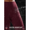 image:imagebaleaf Womens Fleece Lined Leggings Thermal WarmRed Wine