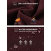 image:imagebaleaf Womens Fleece Lined Leggings Thermal WarmRed Wine