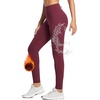 image:imagebaleaf Womens Fleece Lined Leggings Thermal WarmRed Wine