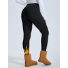 image:imagebaleaf Womens Fleece Lined Leggings Thick Warm Thermal Insulated LeggingBlack