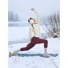 image:imagebaleaf Womens Fleece Lined Leggings Thick Warm Thermal Insulated LeggingWine Red