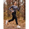 image:imagebaleaf Womens Fleece Lined Pants 4 Pockets Winter SweatpantsBlack
