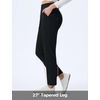 image:imagebaleaf Womens Fleece Lined Pants 4 Pockets Winter SweatpantsBlack
