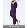 image:imagebaleaf Womens Fleece Lined Pants 4 Pockets Winter SweatpantsDark Purple