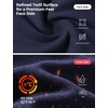 image:imagebaleaf Womens Fleece Lined Pants 4 Pockets Winter SweatpantsNavy Blue