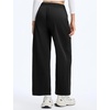 image:imagebaleaf Womens Fleece Lined Track Pants 27 Thermal Warm with Zipper PocketBlackblack
