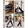 image:imagebaleaf Womens Fleece Lined Track Pants 27 Thermal Warm with Zipper PocketBlackblack