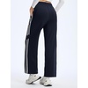 image:imagebaleaf Womens Fleece Lined Track Pants 27 Thermal Warm with Zipper PocketBluewhite