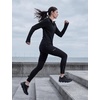 image:imagebaleaf Womens Fleece Running Jacket Winter Hooded Thermal CyclingBlack