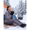 image:imagebaleaf Womens Long Fleece Jacket Full Zip Lightweight WarmthDark Gray