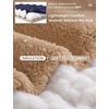 image:imagebaleaf Womens Long Quilted Vest Lightweight Warmth Fleece LinedNavy Blue