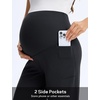 image:imagebaleaf Womens Maternity Wide Leg Yoga Pants Pregnancy ClothesBlack
