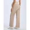 image:imagebaleaf Womens Maternity Wide Leg Yoga Pants Pregnancy ClothesKhaki