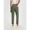 image:imagebaleaf Womens Pants Petite Travel Stretchy Work with Zip Pockets Slacks25army Green