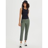 image:imagebaleaf Womens Pants Petite Travel Stretchy Work with Zip Pockets Slacks25army Green