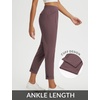 image:imagebaleaf Womens Pants Petite Travel Stretchy Work with Zip Pockets Slacks25brown