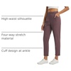 image:imagebaleaf Womens Pants Petite Travel Stretchy Work with Zip Pockets Slacks25brown