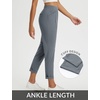 image:imagebaleaf Womens Pants Petite Travel Stretchy Work with Zip Pockets Slacks25dark Grey