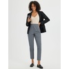 image:imagebaleaf Womens Pants Petite Travel Stretchy Work with Zip Pockets Slacks25dark Grey