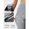 image:imagebaleaf Womens Pants Petite Travel Stretchy Work with Zip Pockets Slacks25frost Grey