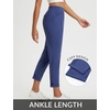 image:imagebaleaf Womens Pants Petite Travel Stretchy Work with Zip Pockets Slacks25navy Blue
