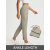 image:imagebaleaf Womens Pants Petite Travel Stretchy Work with Zip Pockets Slacks25twill