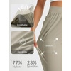 image:imagebaleaf Womens Pants Petite Travel Stretchy Work with Zip Pockets Slacks25twill