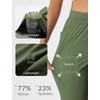 image:imagebaleaf Womens Pants Petite Travel Stretchy Work with Zip Pockets Slacks27army Green