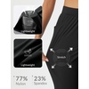 image:imagebaleaf Womens Pants Petite Travel Stretchy Work with Zip Pockets Slacks27black