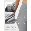 image:imagebaleaf Womens Pants Petite Travel Stretchy Work with Zip Pockets Slacks27frost Grey