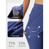 image:imagebaleaf Womens Pants Petite Travel Stretchy Work with Zip Pockets Slacks27navy Blue