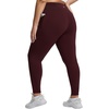image:imagebaleaf Womens Plus Size Fleece Lined Leggings Waterproof Thermal TightsWine Red